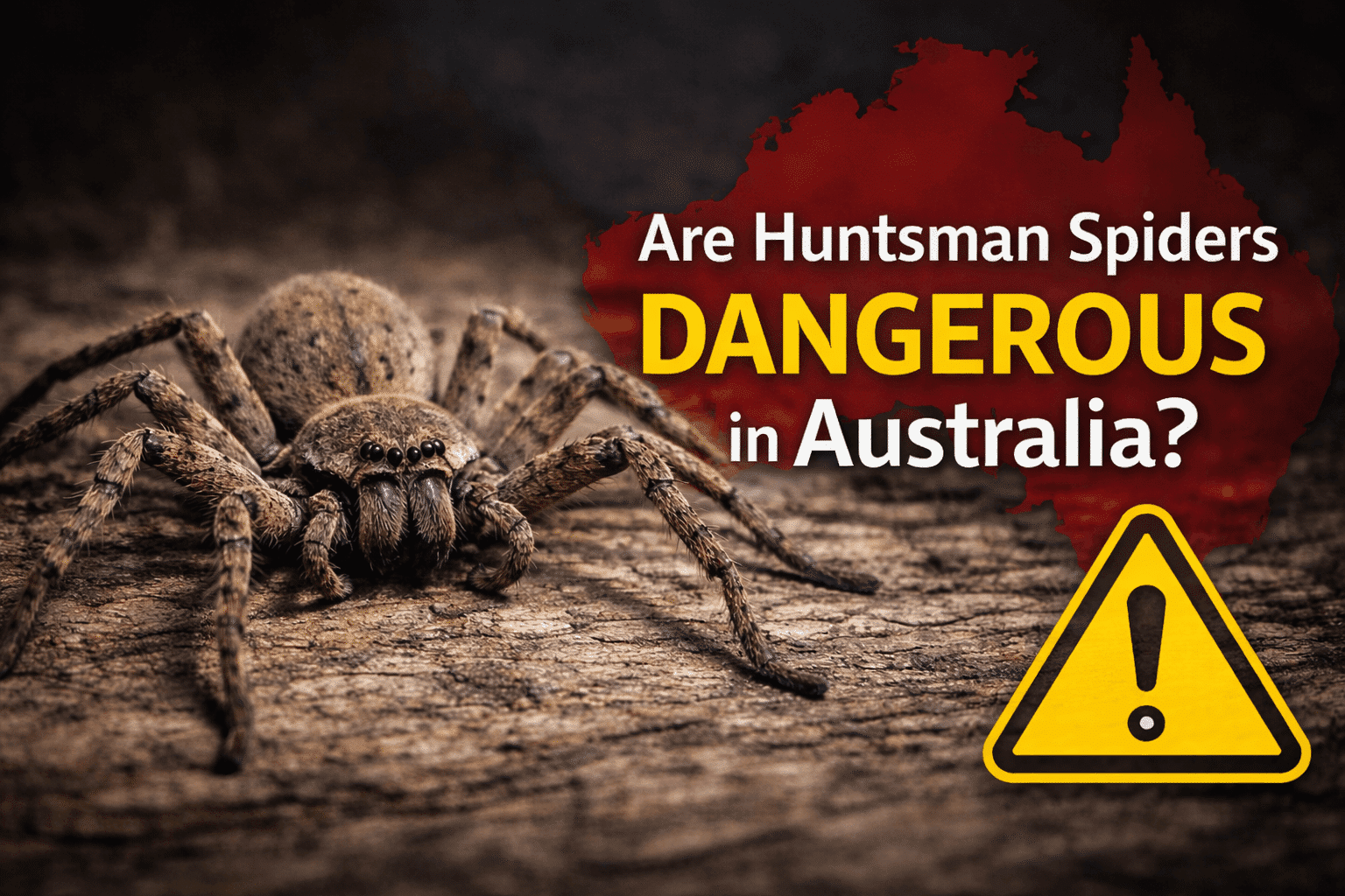 Are Huntsman Spiders Dangerous in Australia?