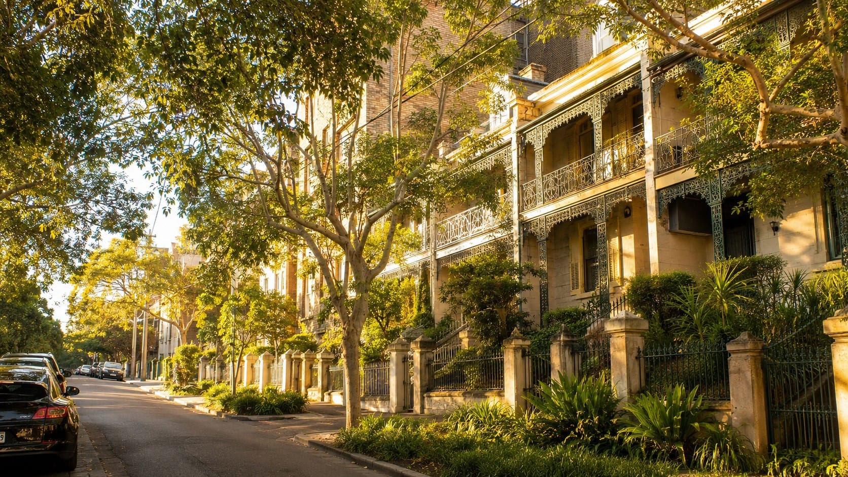 Pest control in Darlinghurst, inner Sydney - Victorian terrace street